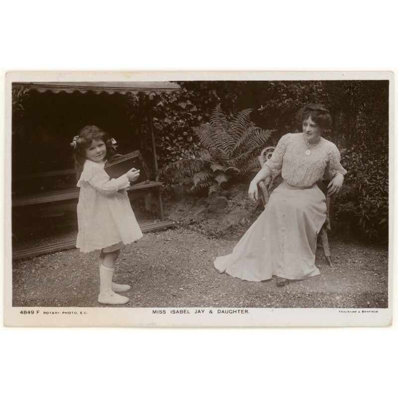 ‘Isabel Jay & Daughter’ (Isabel Jay; Hon. Cecilia Claribel Anderson (ne Cavendish)) Greetings Card