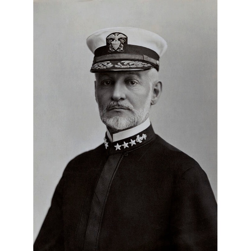 William Sowden Sims Greetings Card