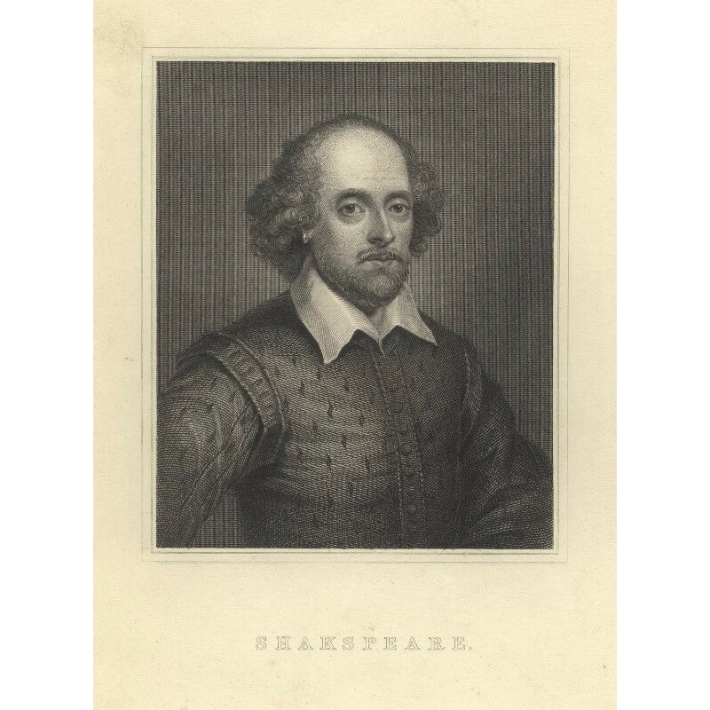 William Shakespeare Greetings Card