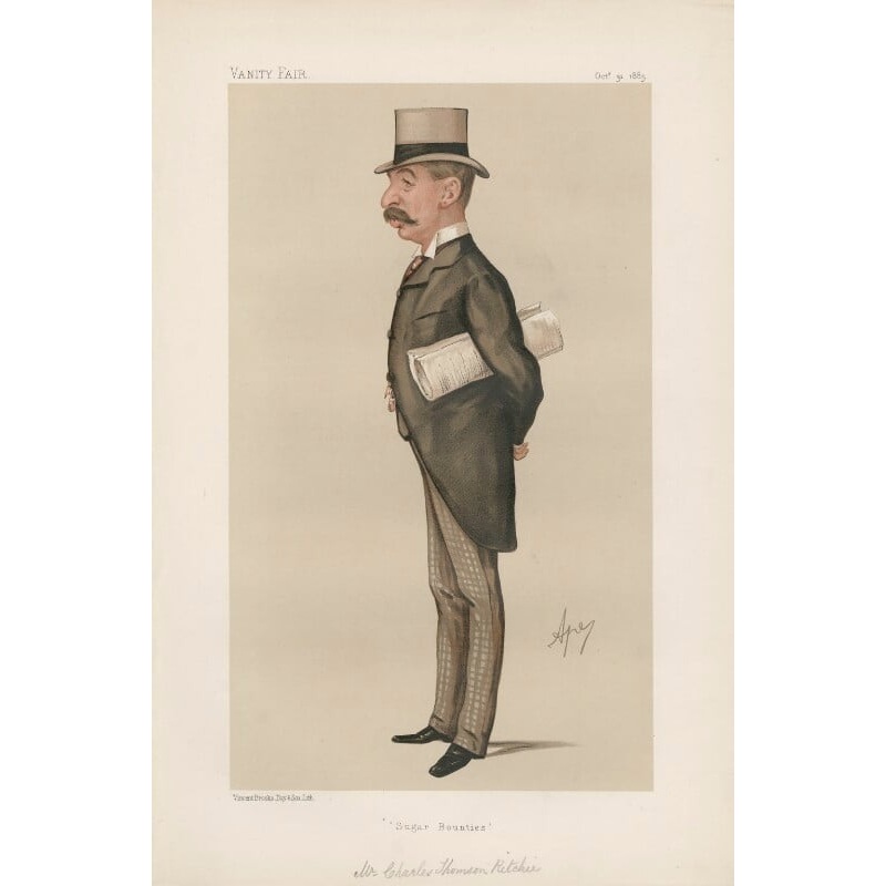 Charles Thomson Ritchie, 1st Baron Ritchie of Dundee (‘Statesmen. No. 476.’) Portrait Print