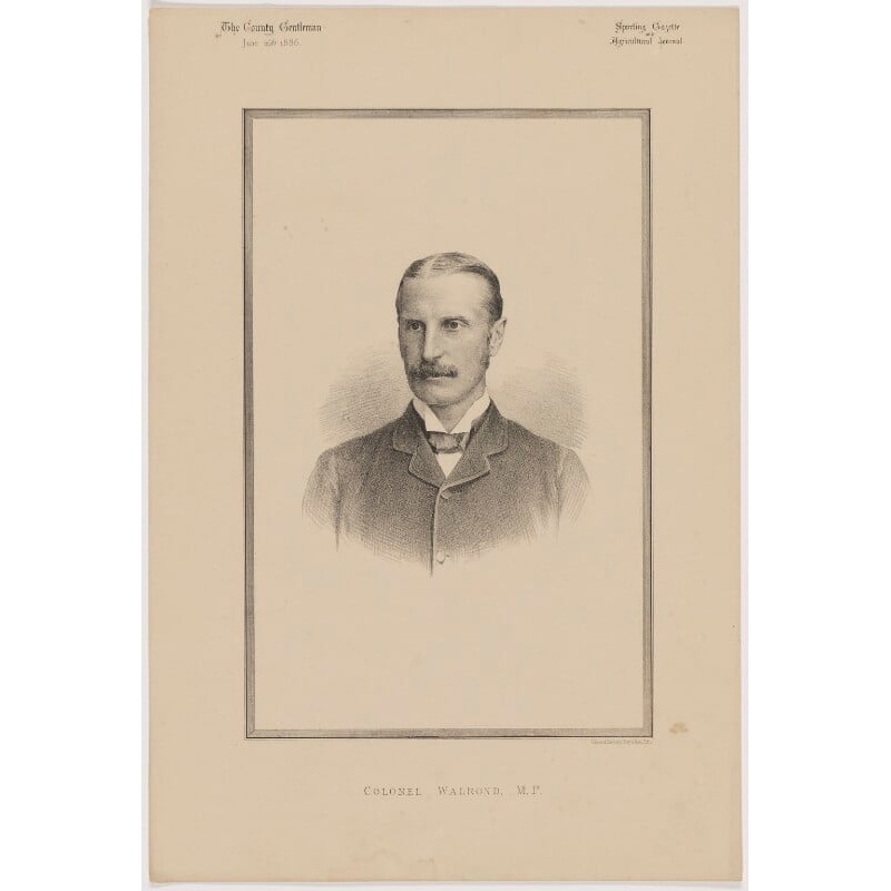 William Hood Walrond, 1st Baron Waleran Portrait Print