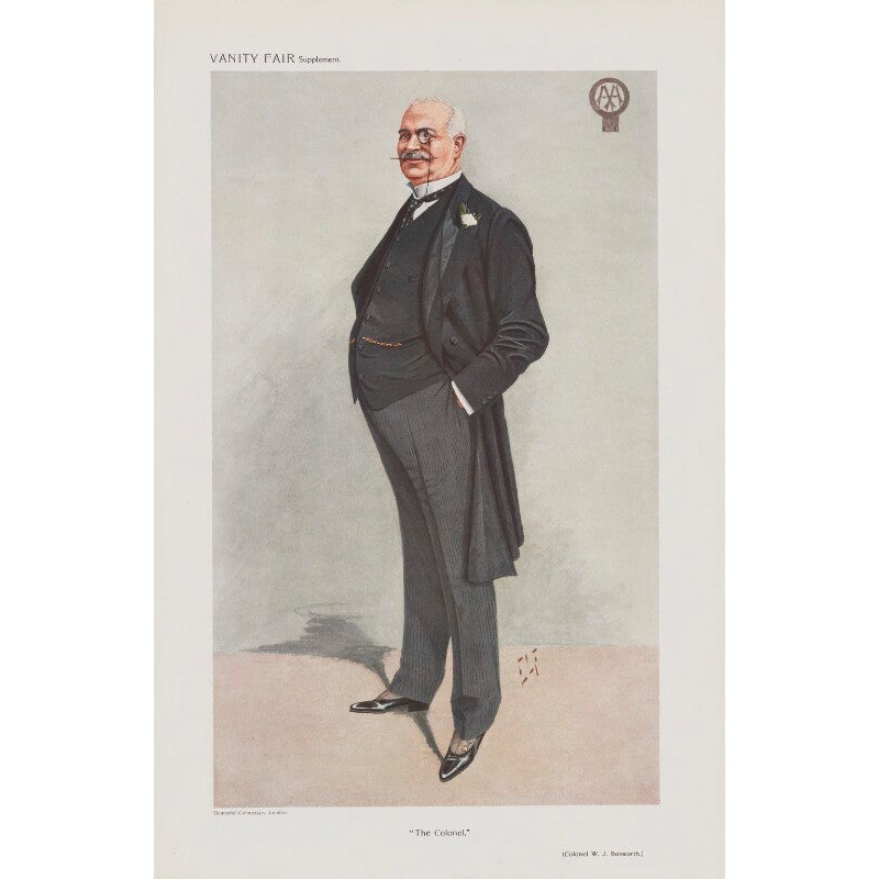 William John Bosworth (‘ Men of the Day. No. 1199. The Colonel.’) Portrait Print