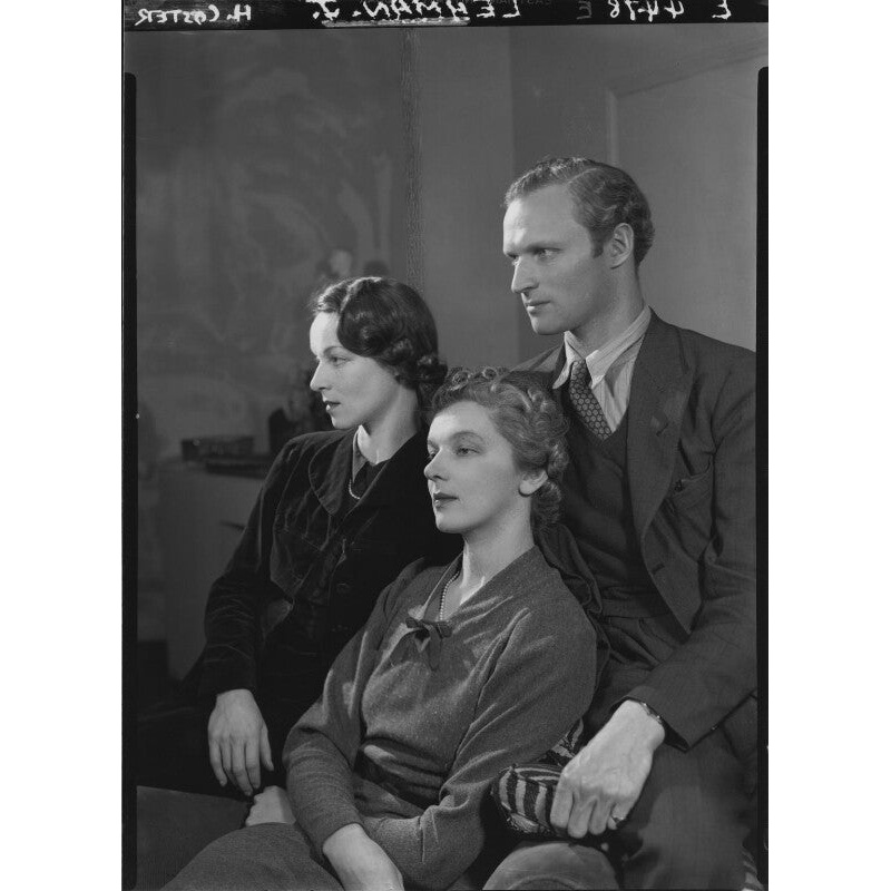 Beatrix Lehmann; Rosamond Nina Lehmann; (Rudolph) John Frederick Lehmann Portrait Print