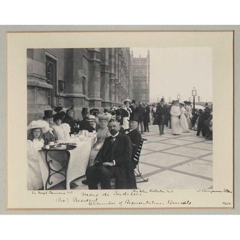 ‘Luncheon Party on the terrace of the House of Commons’ Greetings Card