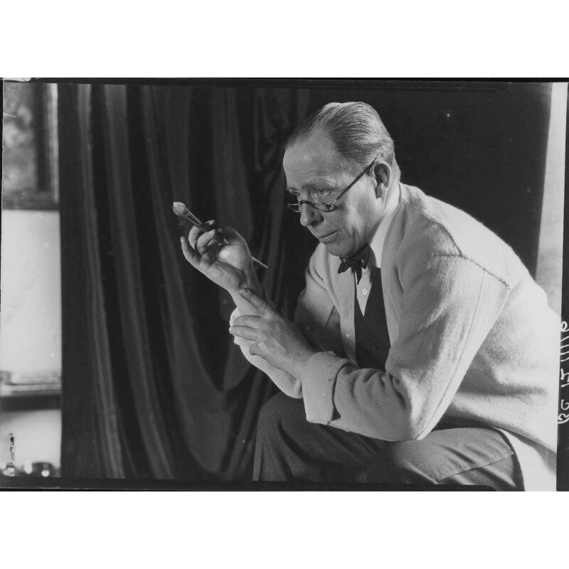 William Orpen Portrait Print-Unframed & Black Frame & Grey Frame & Oak Frame & White Frame-Extra small (glossy paper only) & Small & Medium & Large & Extra large (unframed, glossy paper only)-Glossy photo paper & Matt art paper & Canvas (medium only)