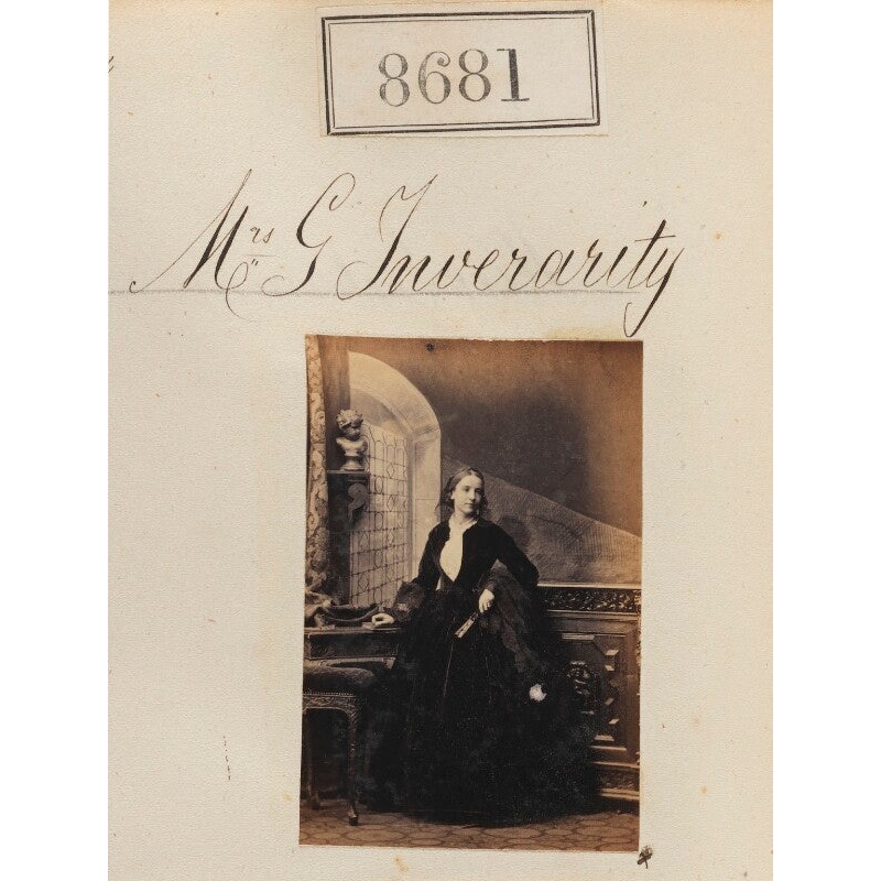 Alice Louise Isabella Anna Reine Inverarity (ne Jeannin de Coindos) (‘Mrs G. Inverarity’) Portrait Print