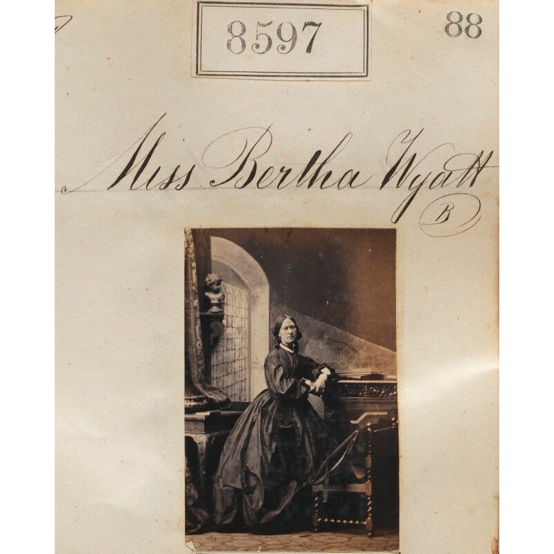 Bertha Harriet Valpy (ne Wyatt) (‘Miss Bertha Wyatt’) Portrait Print