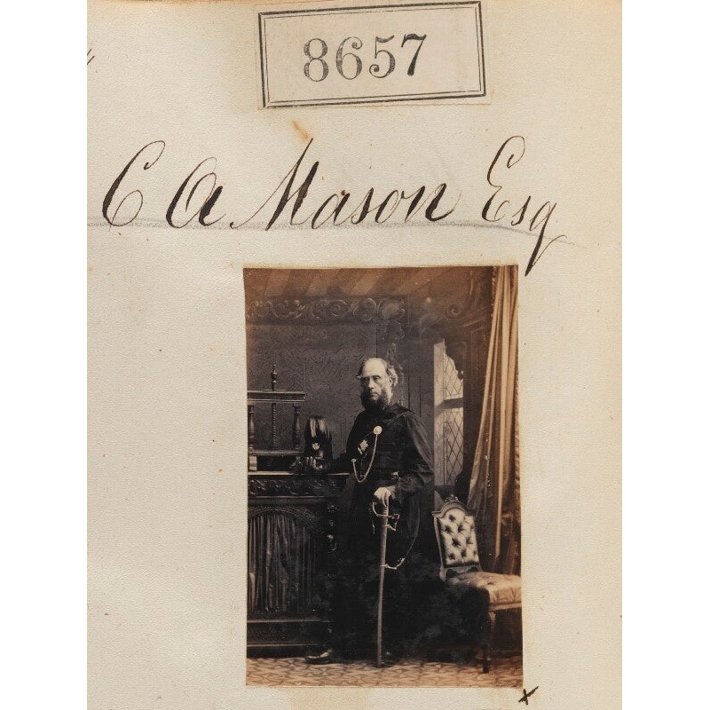 Charles Adnam Mason (‘C.A. Mason Esq.’) Portrait Print