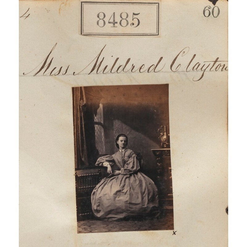 (Frances) Mildred Clayton (‘Miss Mildred Clayton’) Portrait Print