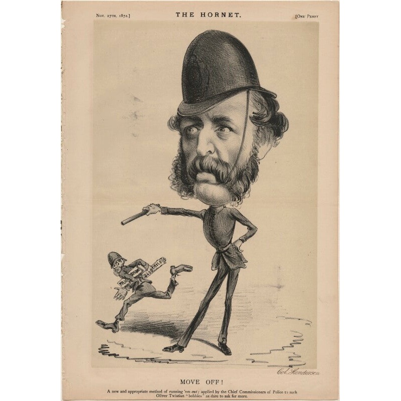 ‘Move Off!’ (Henry (‘Harry’) Goodchild; Sir Edmund Yeamans Walcott Henderson) Portrait Print