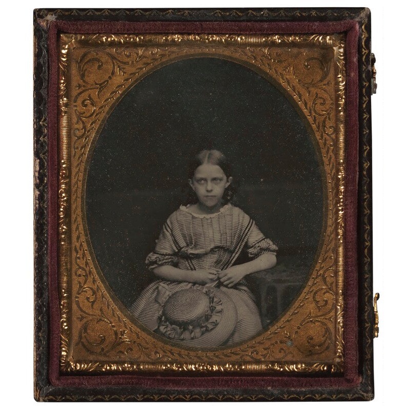 An unknown girl Portrait Print