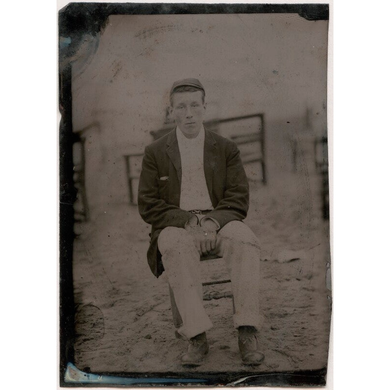 An unknown man Portrait Print-Unframed & Black Frame & Grey Frame & Oak Frame & White Frame-Extra small (glossy paper only) & Small & Medium & Large & Extra large (unframed, glossy paper only)-Glossy photo paper & Matt art paper & Canvas (medium only)