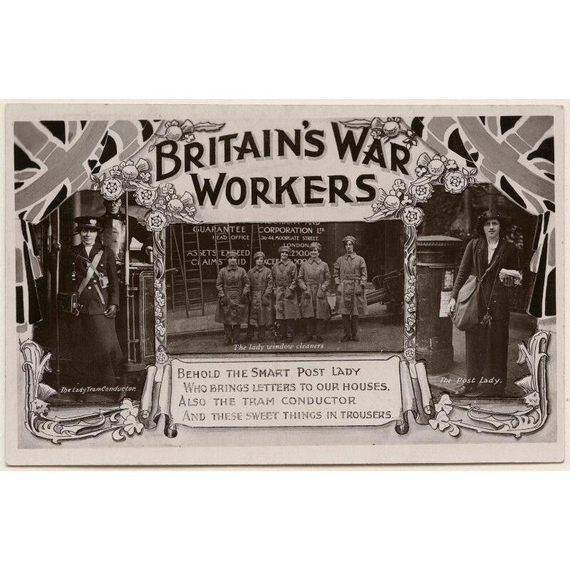 ‘Britain’s War Workers’ (Eight unknown sitters) Portrait Print