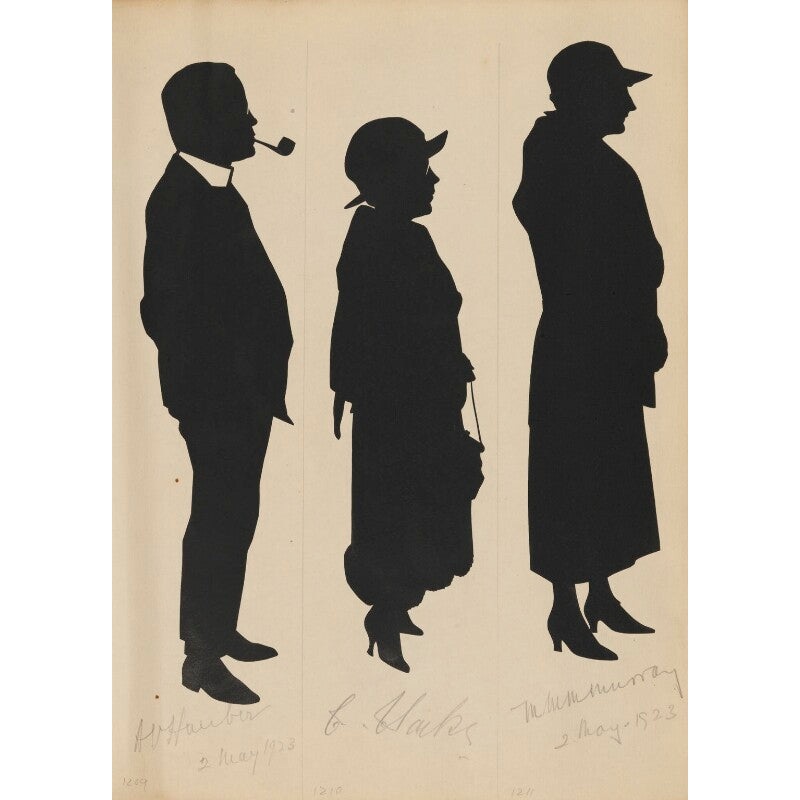 Tourists on the West Pier, Brighton (A.V. Humber; C?. Clarke; M?. McMurray) Portrait Print