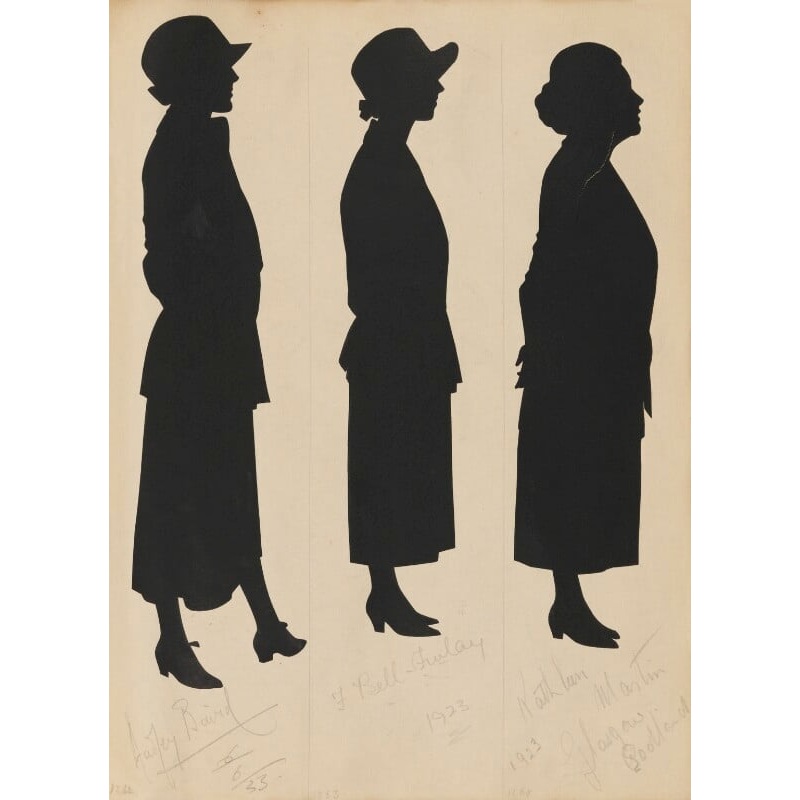 Tourists on the West Pier, Brighton (Audley Josephine Ellen Baird (ne Porter); Frieda Bell Wilson (ne Finlay); Kathleen Martin) Portrait Print