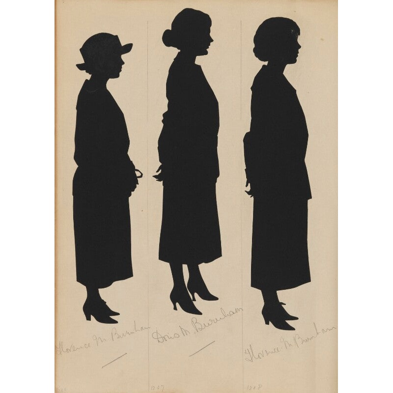 Tourists on the West Pier, Brighton (Florence M. Burnham; Doris M. Burnham; Florence M. Burnham) Portrait Print