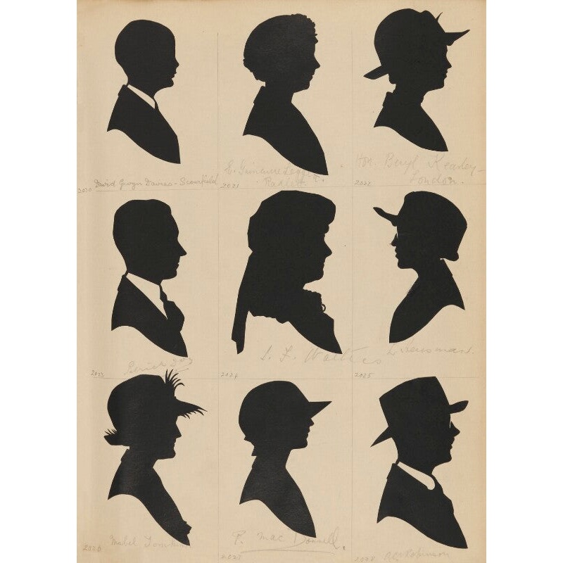 Tourists on the West Pier, Brighton (includes David Gwyn Davies-Scourfield; E. Guinevere Leggett Radlett; Hon. Beryl Kearley; Patrick Joy) Portrait Print