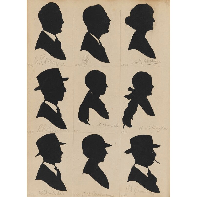 Tourists on the West Pier, Brighton (includes G. Potter; N.M. Fletcher; R?.G. Bisseker) Portrait Print