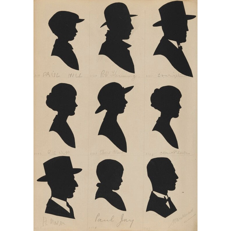 Tourists on the West Pier, Brighton (includes Paul Hill; R.W. Flemming; S?.N. Wrightson; Rita Nutt) Portrait Print