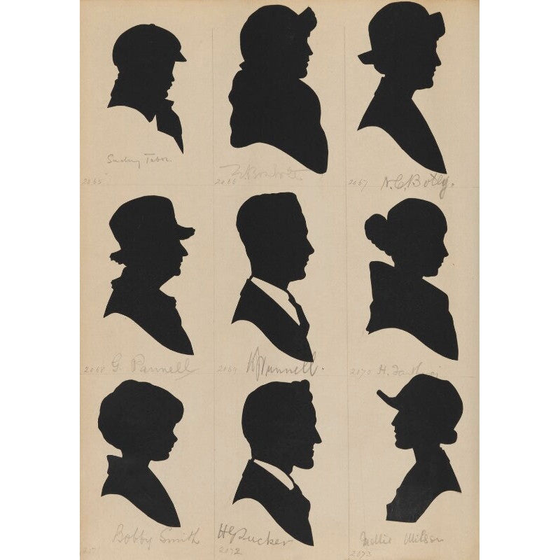 Tourists on the West Pier, Brighton (includes Sidney Tabor; W?. Bonhote; N?.C. Botly; G. Pannell) Portrait Print