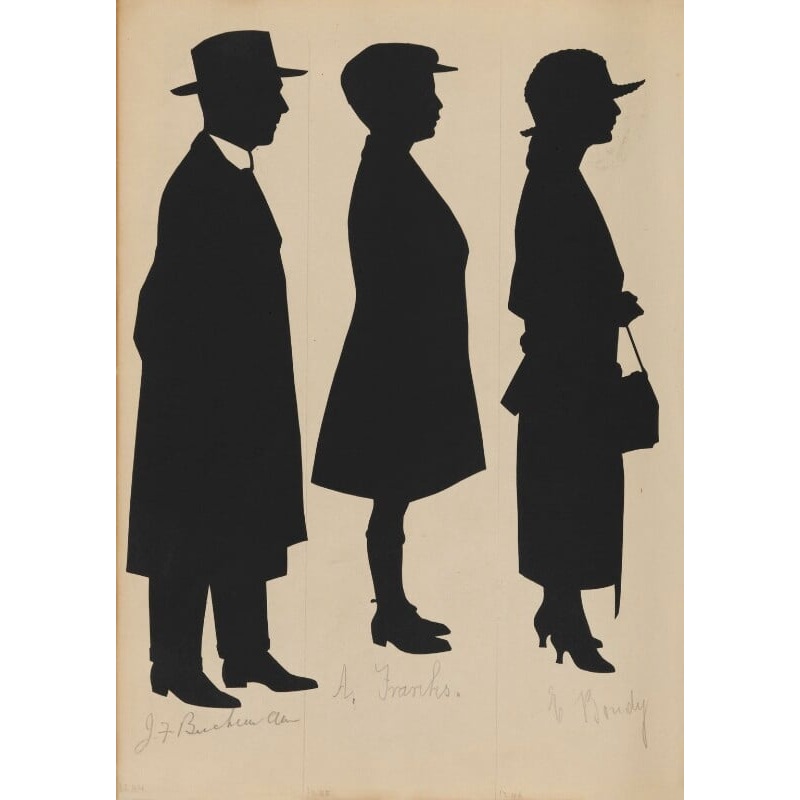 Tourists on the West Pier, Brighton (J.F. Buchanan; A. Franks; E. Bondy) Portrait Print