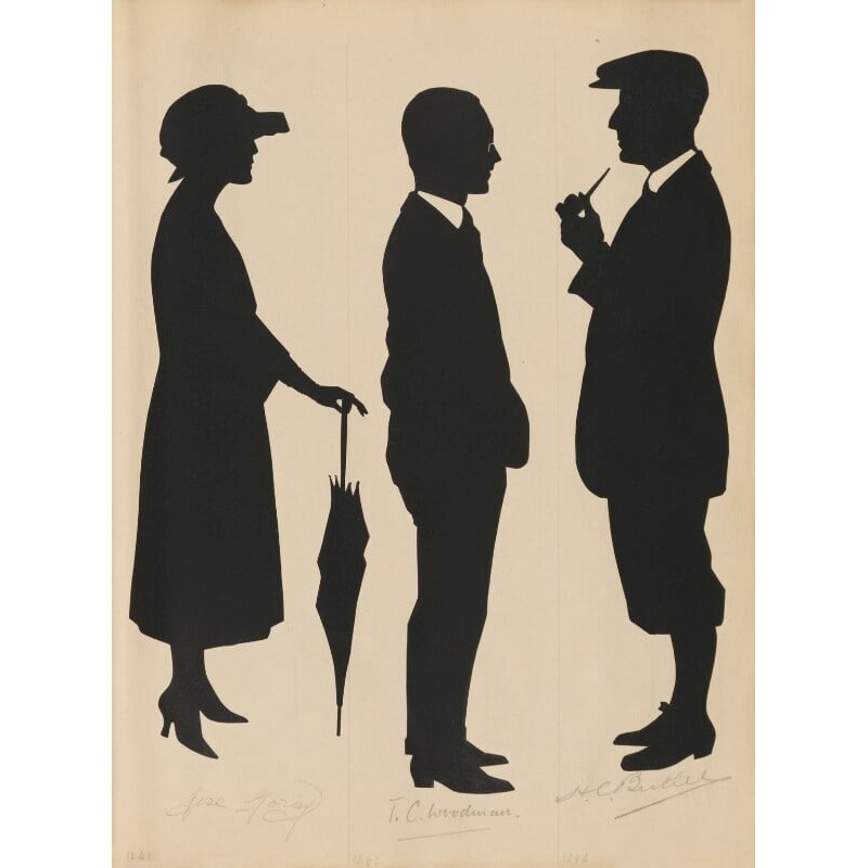 Tourists on the West Pier, Brighton (Jese? Foray; T.C. Woodman; H.C. Butler) Portrait Print