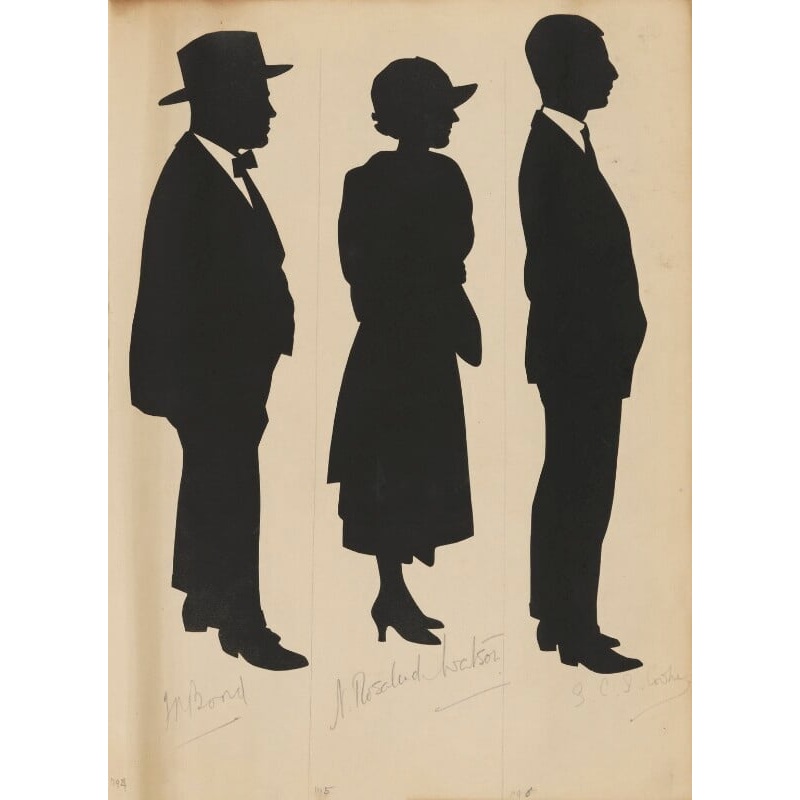 Tourists on the West Pier, Brighton (M. (or H?.) Bond; N. Rosalind Watson; S.C.S. Cooke) Portrait Print