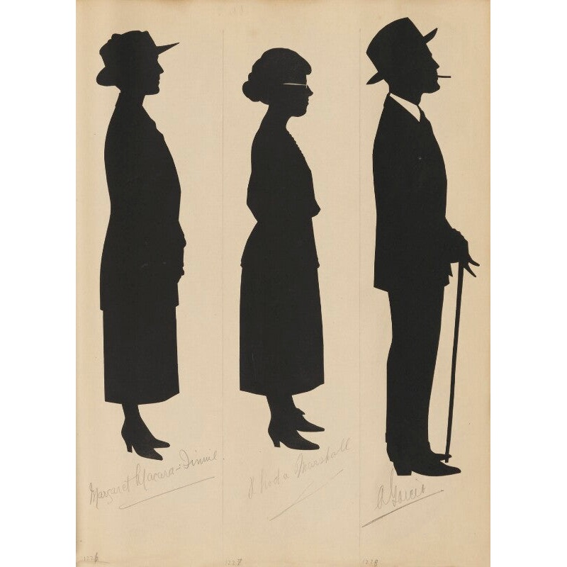 Tourists on the West Pier, Brighton (Margaret Macara-Jimmie; Rhoda Marshall; A. Garcia) Portrait Print