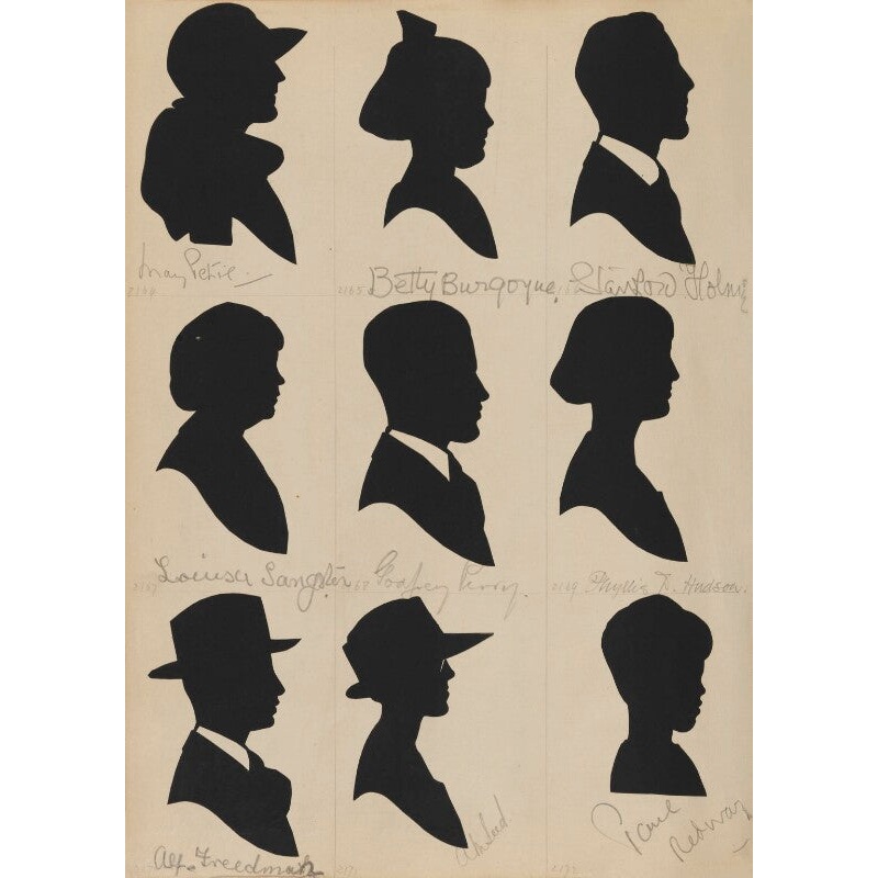 Tourists on the West Pier, Brighton (May Petie; Betty Burgoyue; Stanford Holmes; Louisa Sangster; Godfrey Perry; Phyllis D. Hudson; Alf Freedman; A.M. Seed; Paul Warwick Redway) Portrait Print