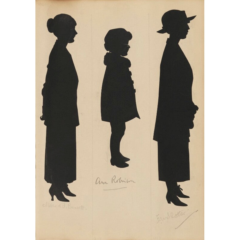 Tourists on the West Pier, Brighton (Mildred T. Bennett; Ann Robinson; E?.W. Slatter) Portrait Print