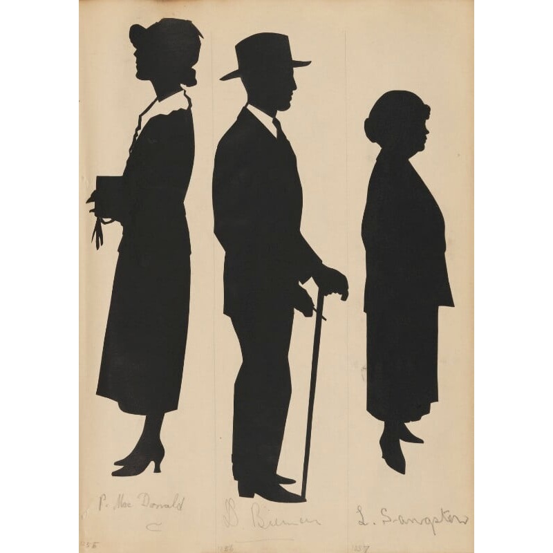 Tourists on the West Pier, Brighton (P. MacDonald; D. Bilmen?; Louisa Sangster) Portrait Print