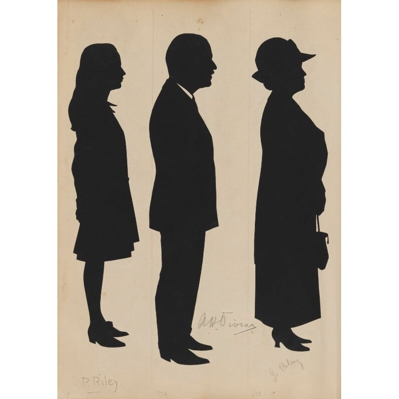 Tourists on the West Pier, Brighton (P. Riley; A.W. Vivian (or A.H. Vivian); G. Riley) Portrait Print