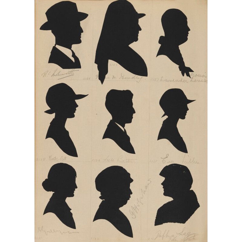 Tourists on the West Pier, Brighton (R.C. Molesworth; N?.M. Hendry; Lavender Georgiana Edome Leveson-Gower; Phoebe Scott; Leslie Barter; Eva Miller; an unknown woman; G. Hogshaw?; Daphne Lee) Portrait Print