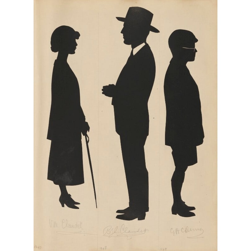 Tourists on the West Pier, Brighton (Violet Mary Claudet (ne Hollis); Bertram John Antoine Claudet; G.A.C. Dering) Portrait Print