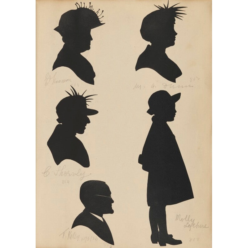 Two unknown sitters; T. Kelly; M. A. Dunn; Molly Lefevre Portrait Print