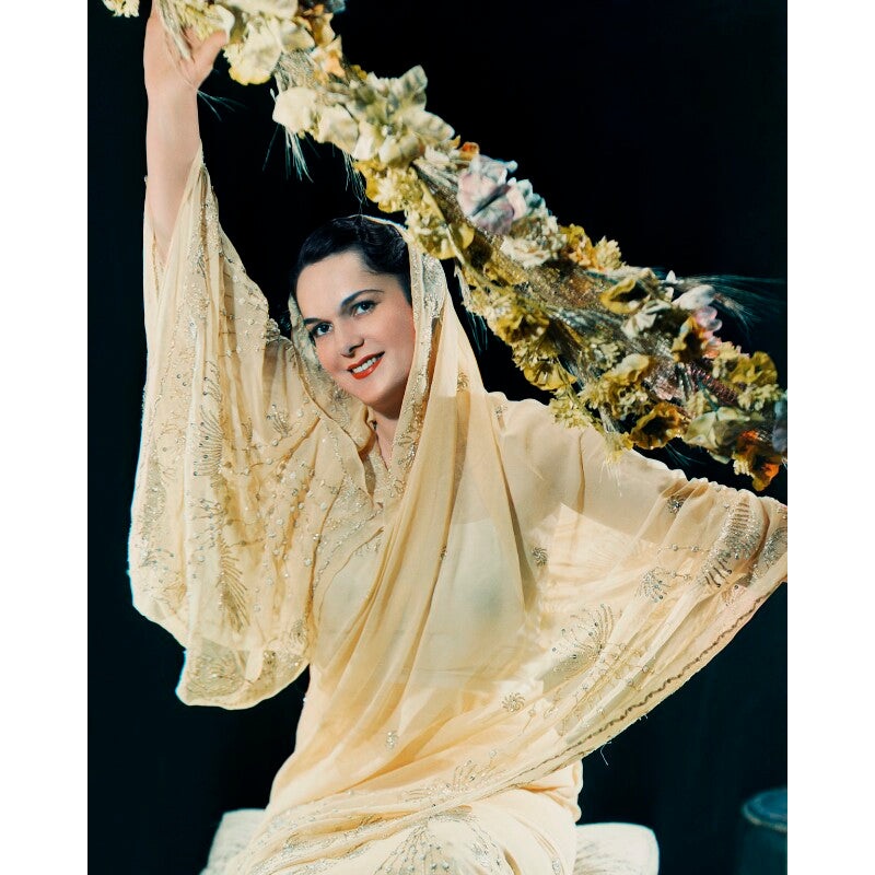 Begum Om Habibeh Aga Khan III (ne Yvette Labrousse) Portrait Print