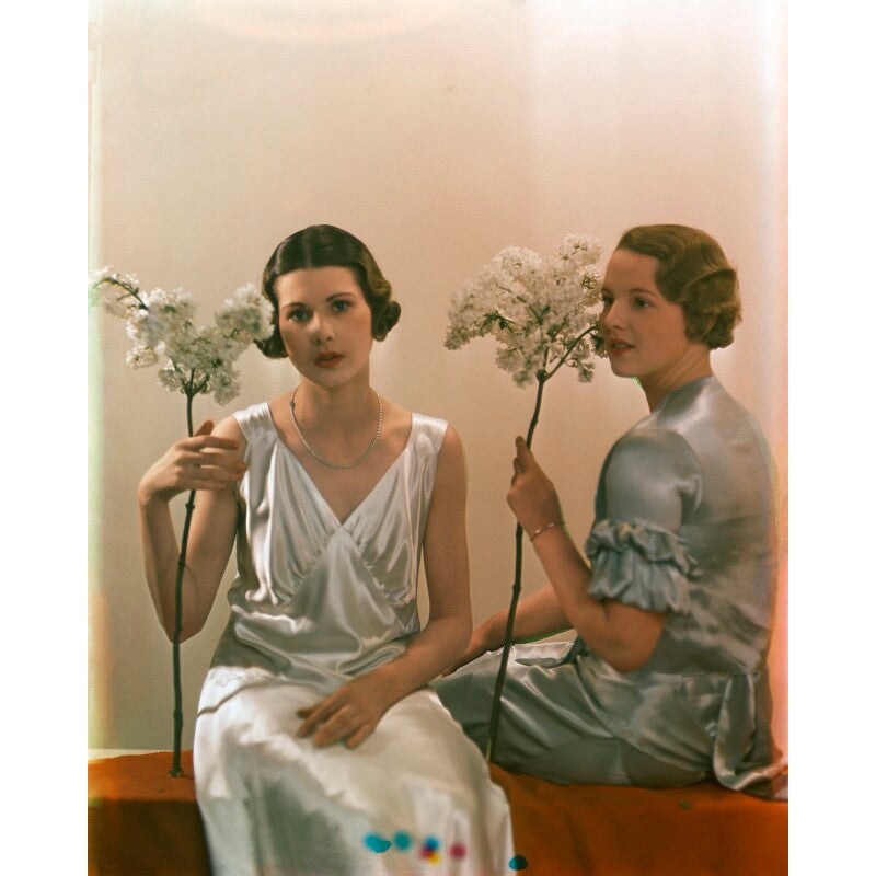 Betty and Marjorie Cowell Portrait Print