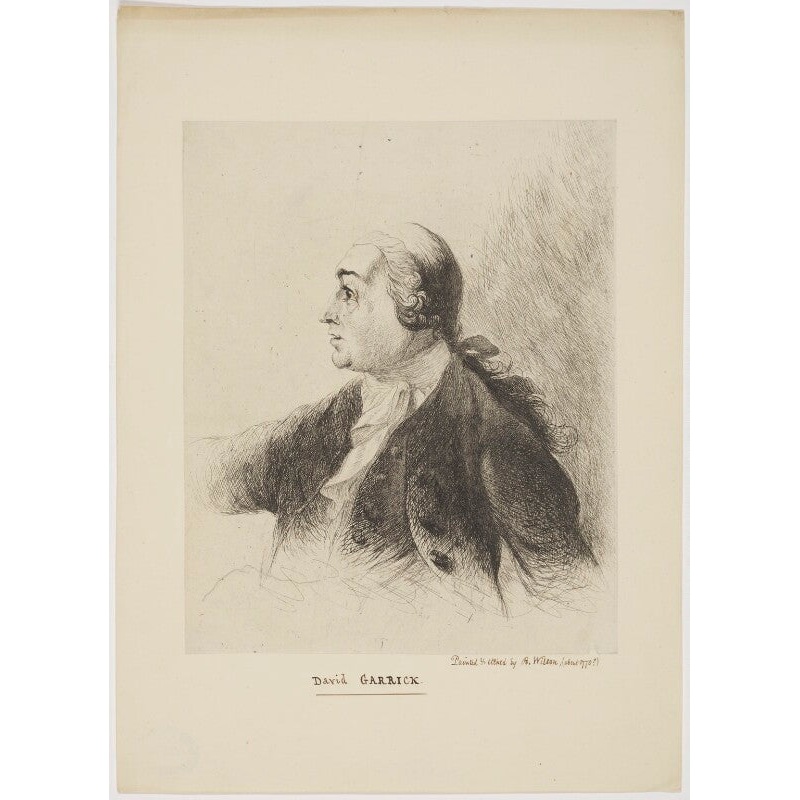 David Garrick as Romeo Portrait Print