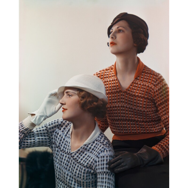 ‘Photo Art’ (unidentified model; Betty Cowell) Portrait Print