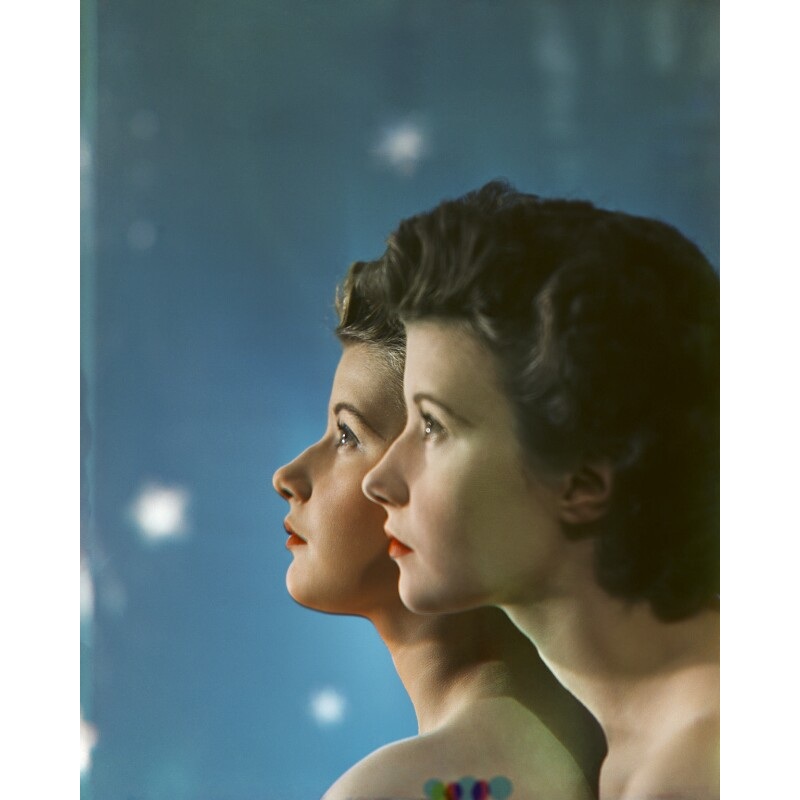 Celia and Mamaine Paget (Celia Goodman (ne Paget); Mamaine Koestler (ne Paget)) Portrait Print