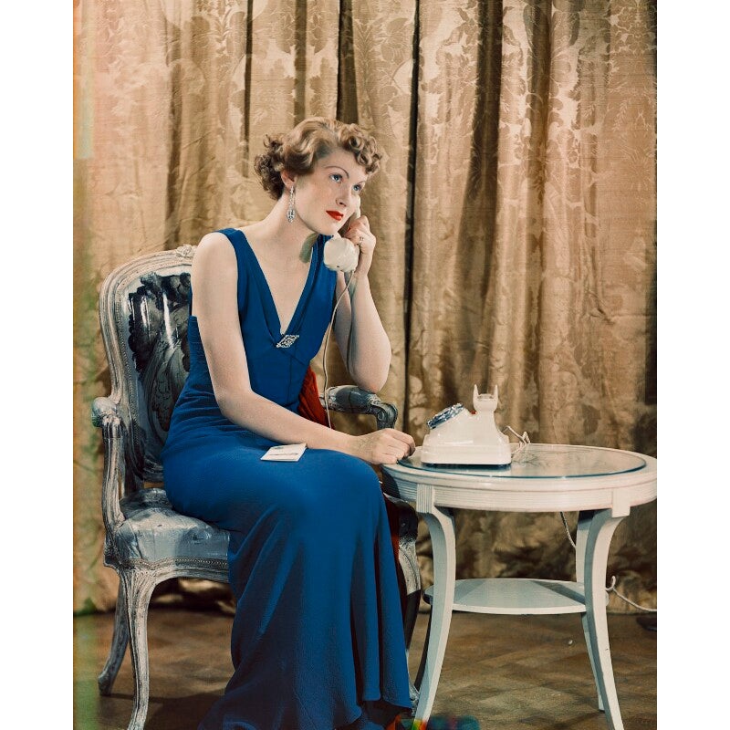 Susan Bligh (Daimler car hire advertisement) Portrait Print