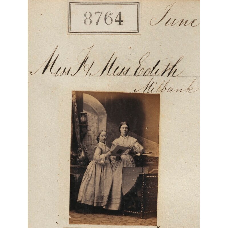 Sybella Augusta Herbert (ne Milbank) and Edith Dorothy Milbank (‘Miss F; Miss Edith Milbank’) Portrait Print