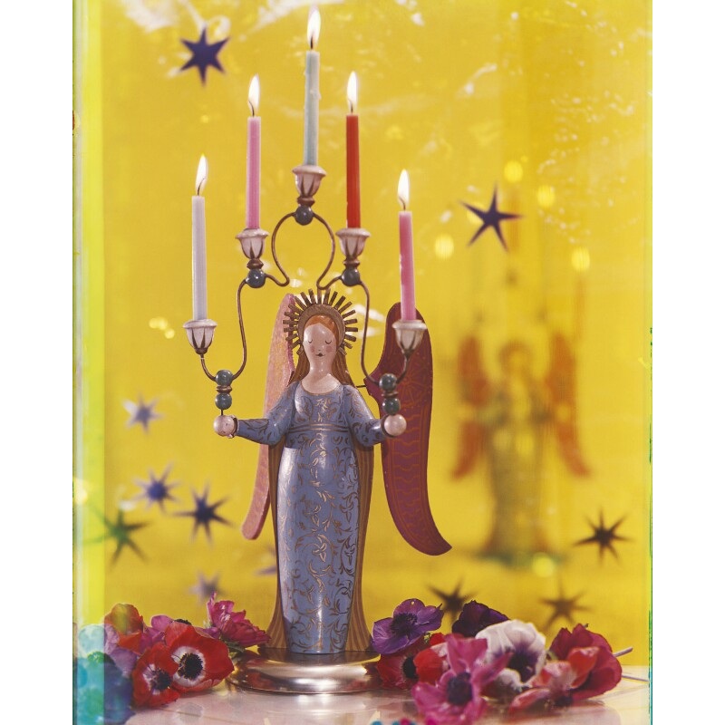 Angels (Burning Candles) Portrait Print