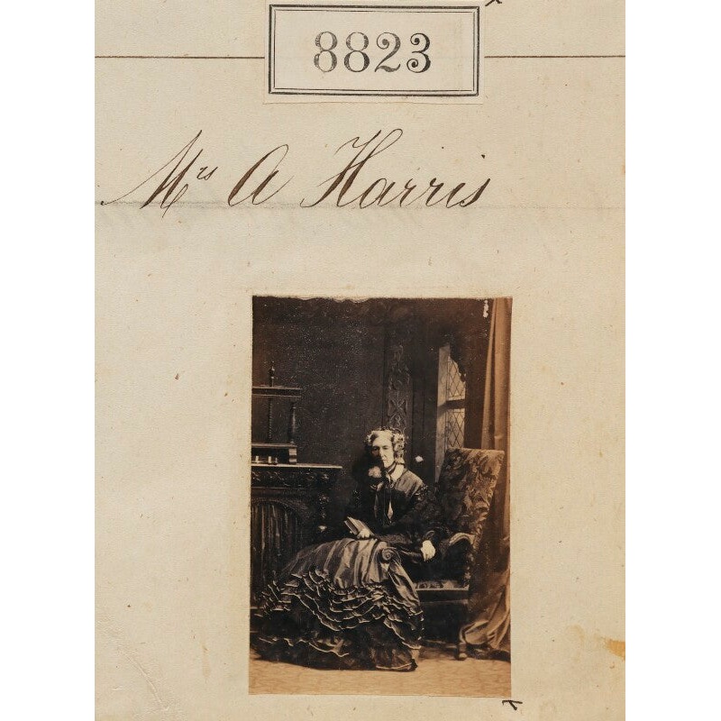 Anna Elizabeth Harris (ne Dearman) (‘Mrs A. Harris’) Portrait Print