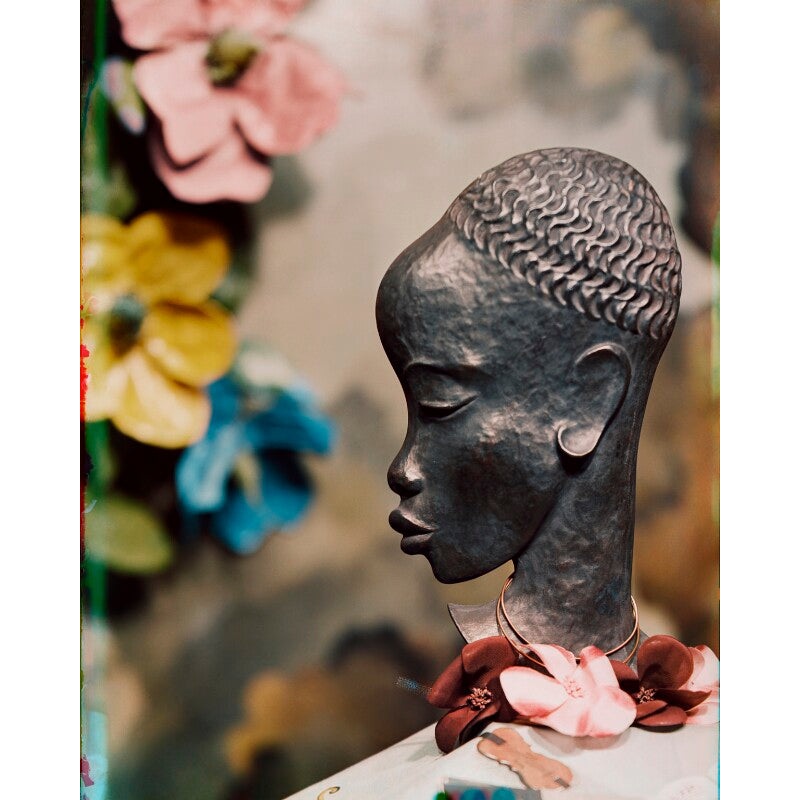 Bust of African Woman Portrait Print