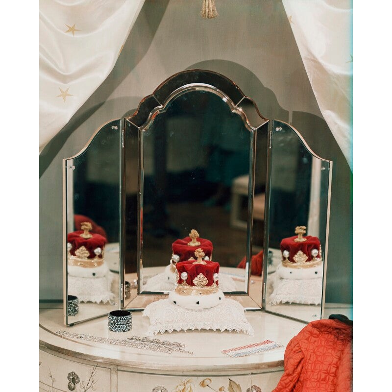 Coronation sitting preparations Portrait Print