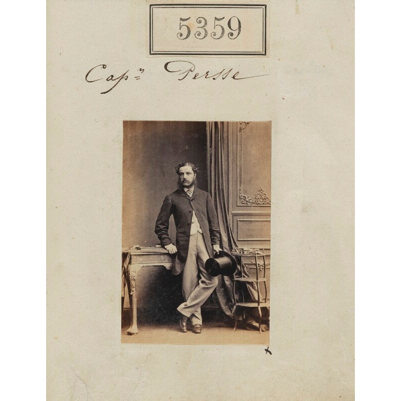 Captain Persse Portrait Print-Unframed & Black Frame & Grey Frame & Oak Frame & White Frame-Extra small (glossy paper only) & Small & Medium & Large & Extra large (unframed, glossy paper only)-Glossy photo paper & Matt art paper & Canvas (medium only)