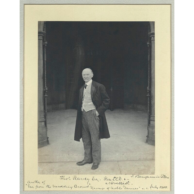 Thomas Hardy Portrait Print-Unframed & Black Frame & Grey Frame & Oak Frame & White Frame-Extra small (glossy paper only) & Small & Medium & Large & Extra large (unframed, glossy paper only)-Glossy photo paper & Matt art paper & Canvas (medium only)