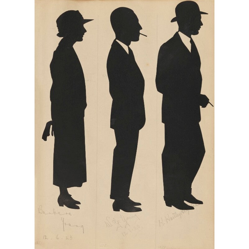 Tourists on the West Pier, Brighton (Barbara Young; W.G. Young; Herman Hartley Hegeler) Portrait Print