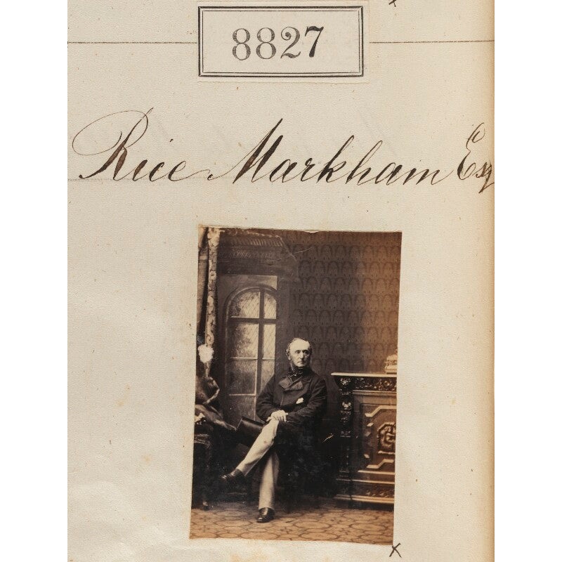 William Rice Markham (‘Rice Markham Esq.’) Portrait Print